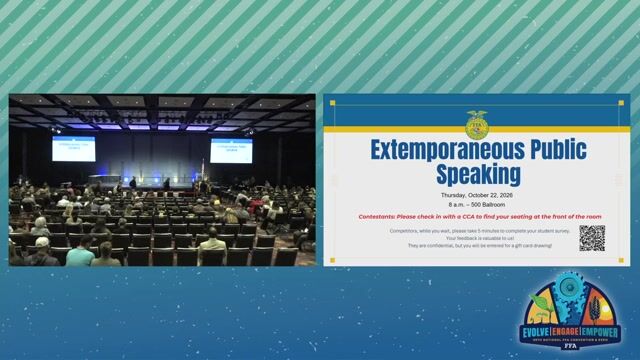 Extemporaneous Public Speaking Awards | 2026 Convention