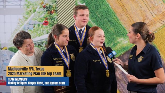 Madisonville FFA Marketing Plan LDE Top Team